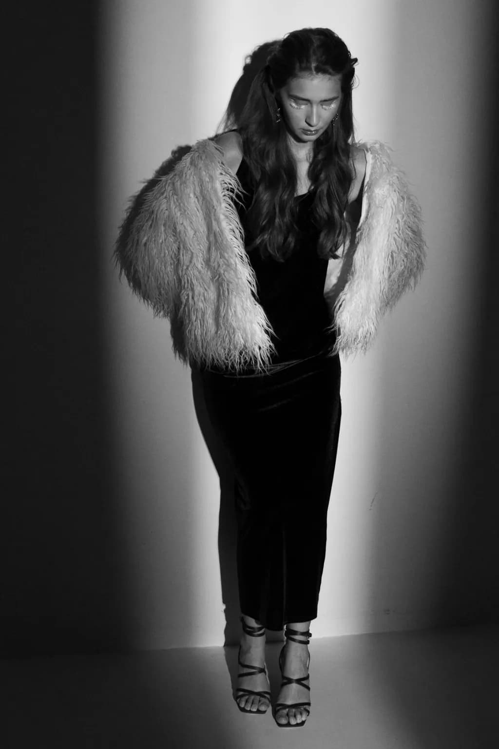 Textured Coat Silhouette