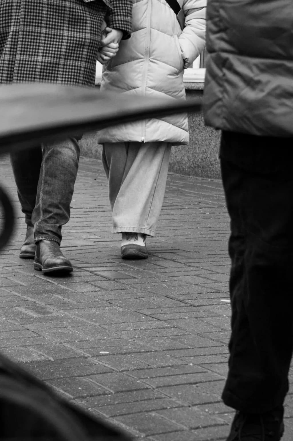 City Sidewalk Walkers