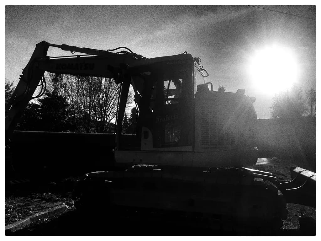 Excavator Silhouette