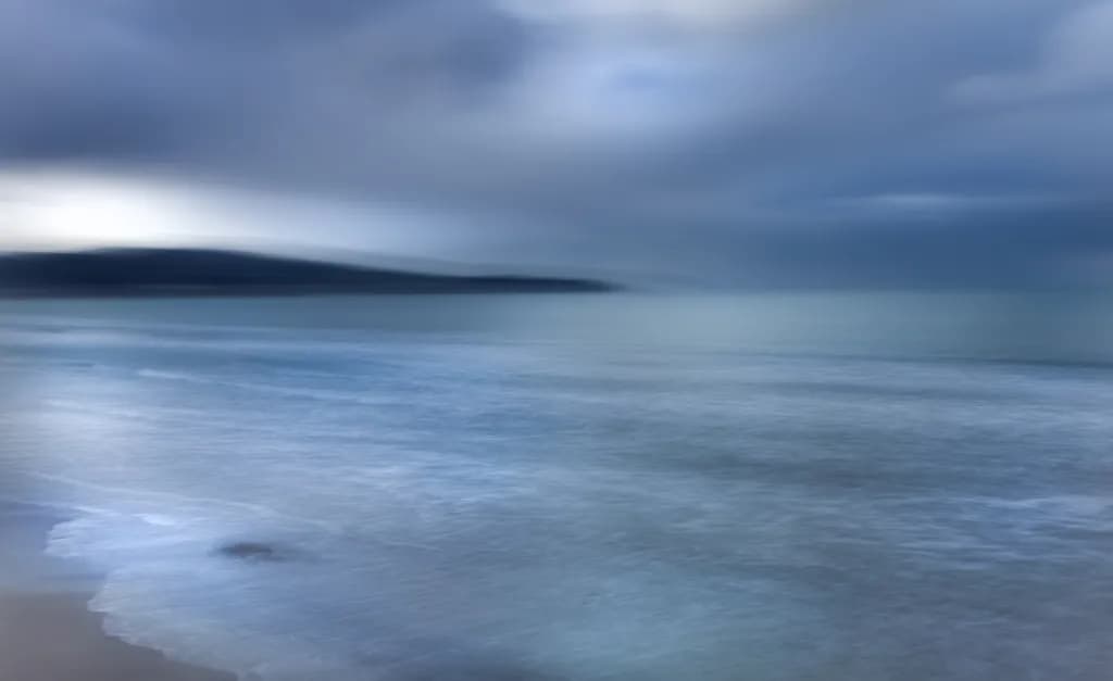 Ocean Shoreline Mist