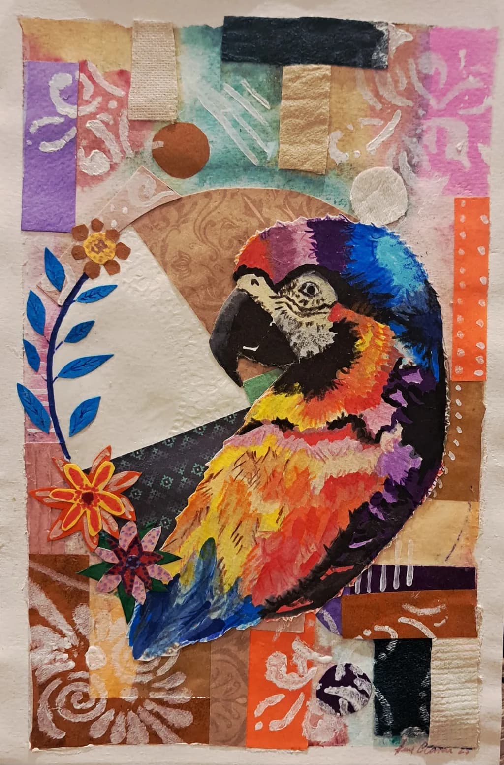 Colorful Parrot Portrait