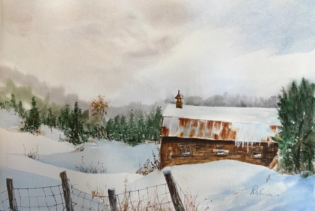 Winter Cabin Retreat