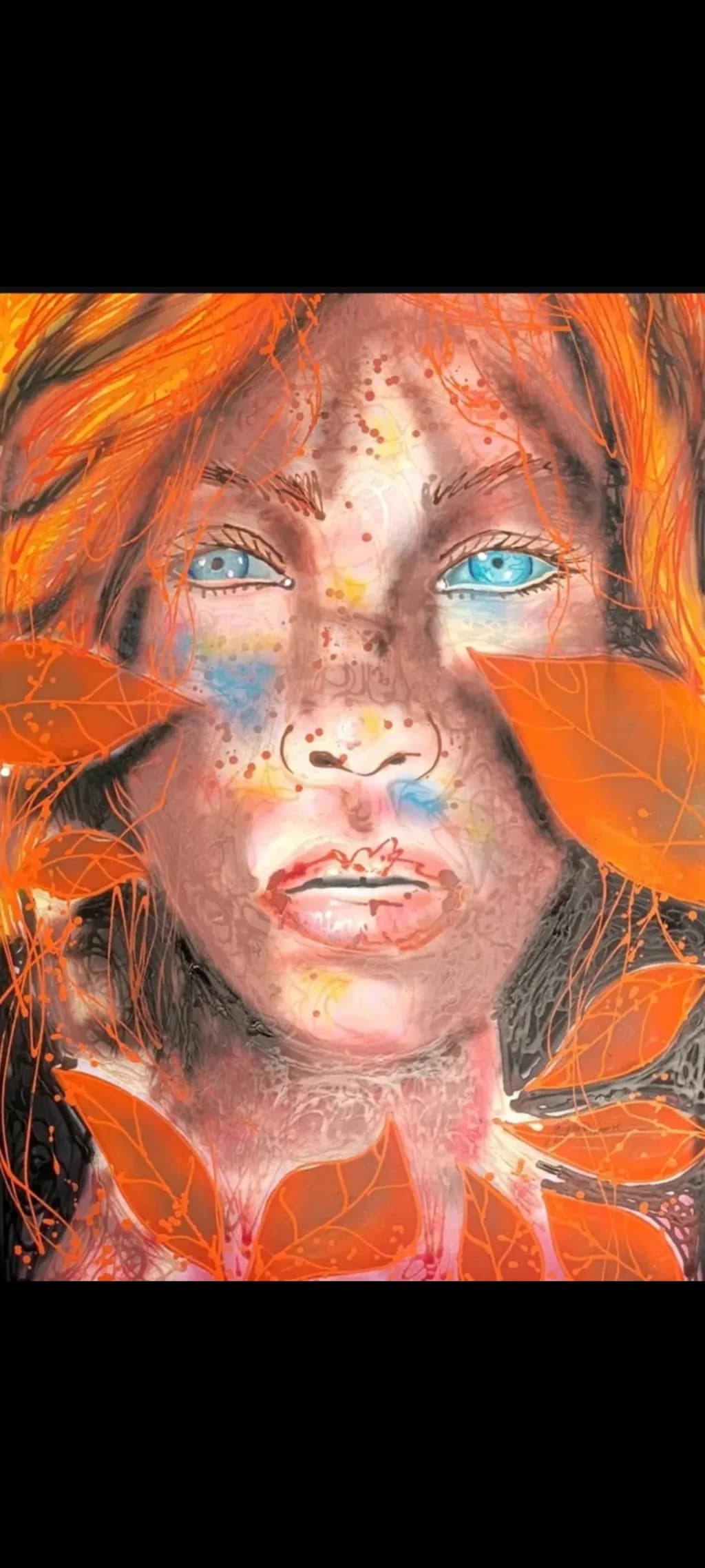 Autumn Leaves Portrait