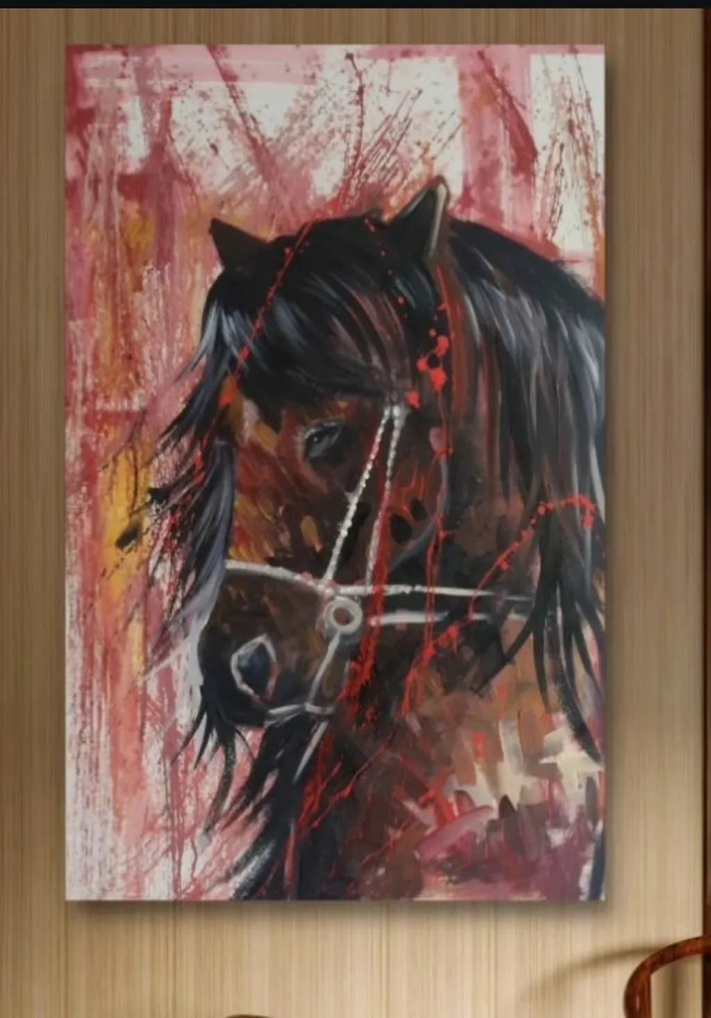 Fiery Horse Portrait