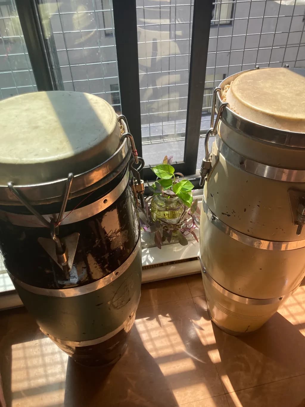 Drum Duo in Sunlight