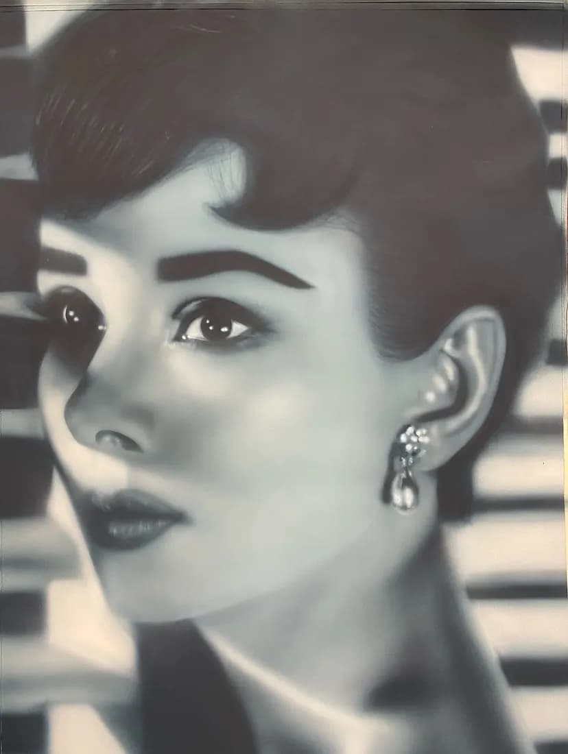 Portrait of Audrey Hepburn