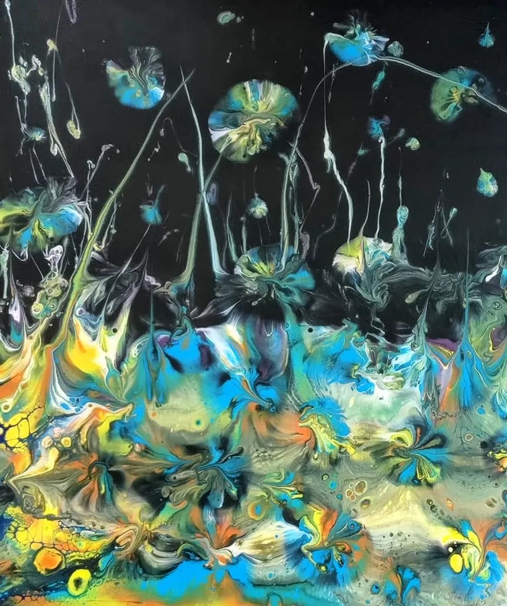 Neon Bloomscape