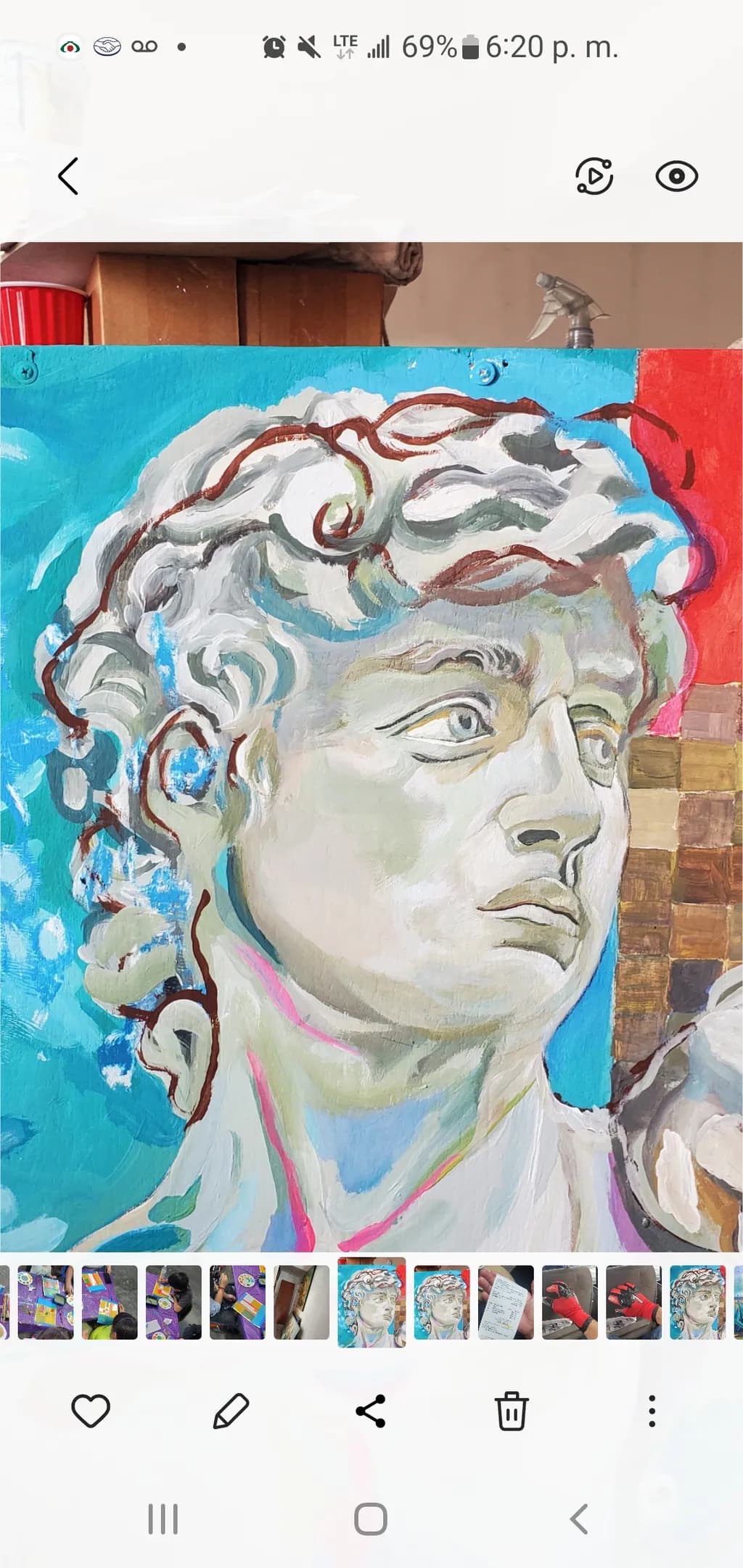 Modern David Bust