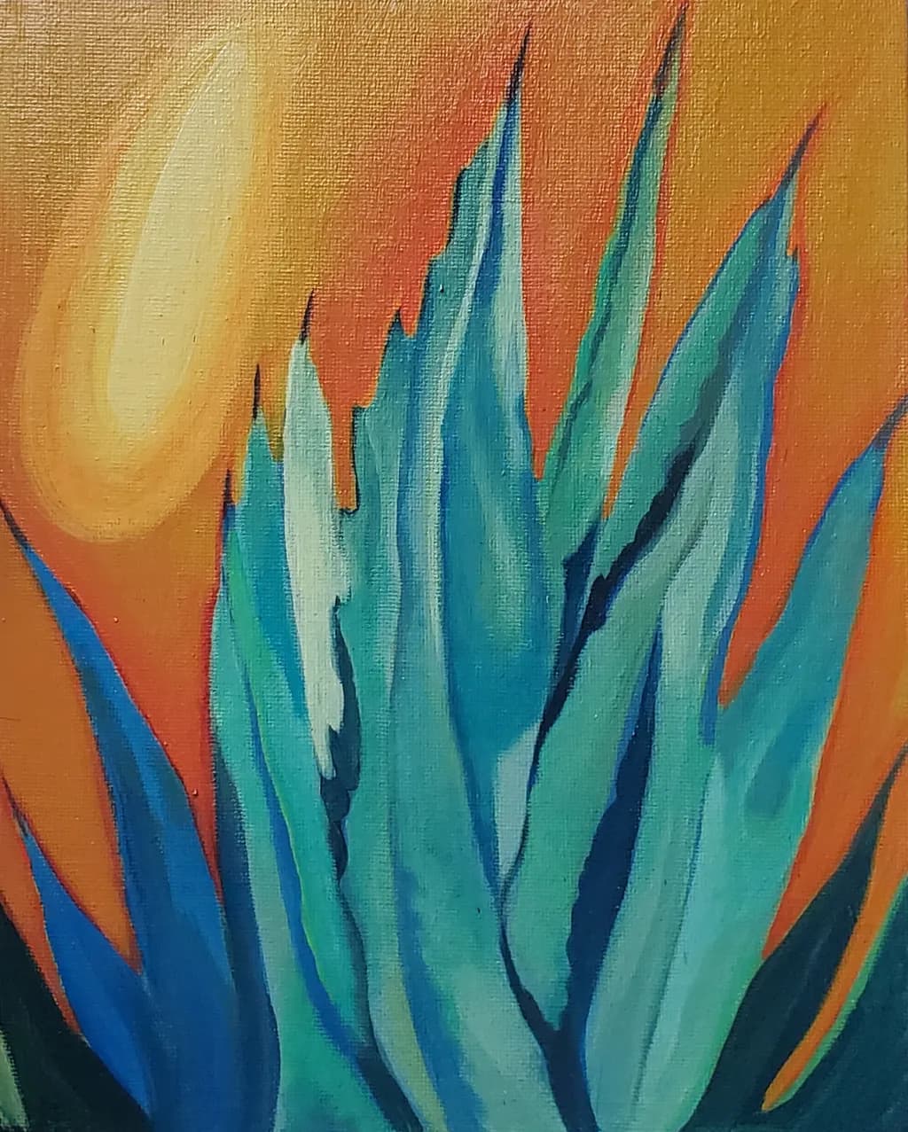 Sunlit Agave