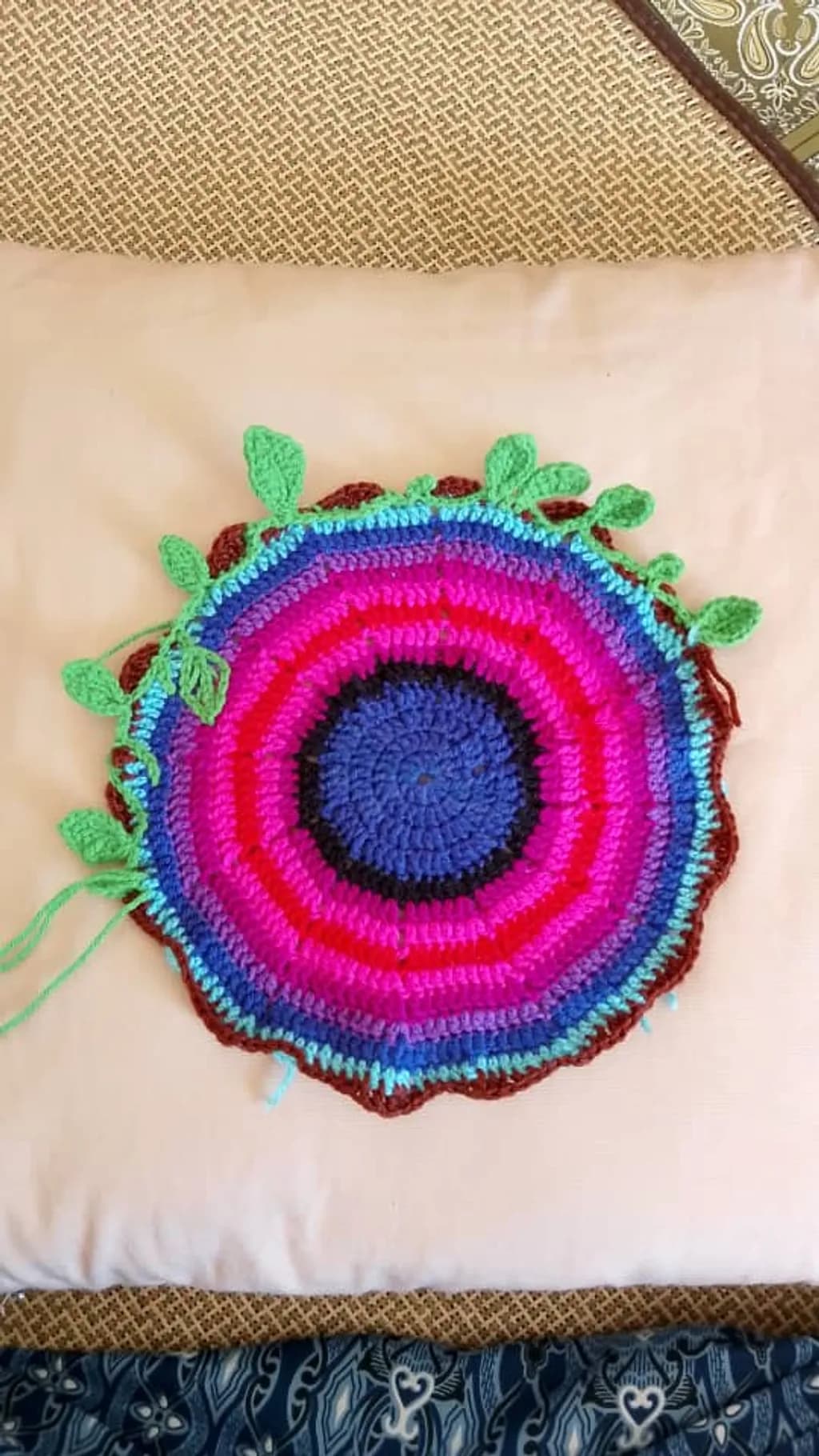 Colorful Crochet Circle