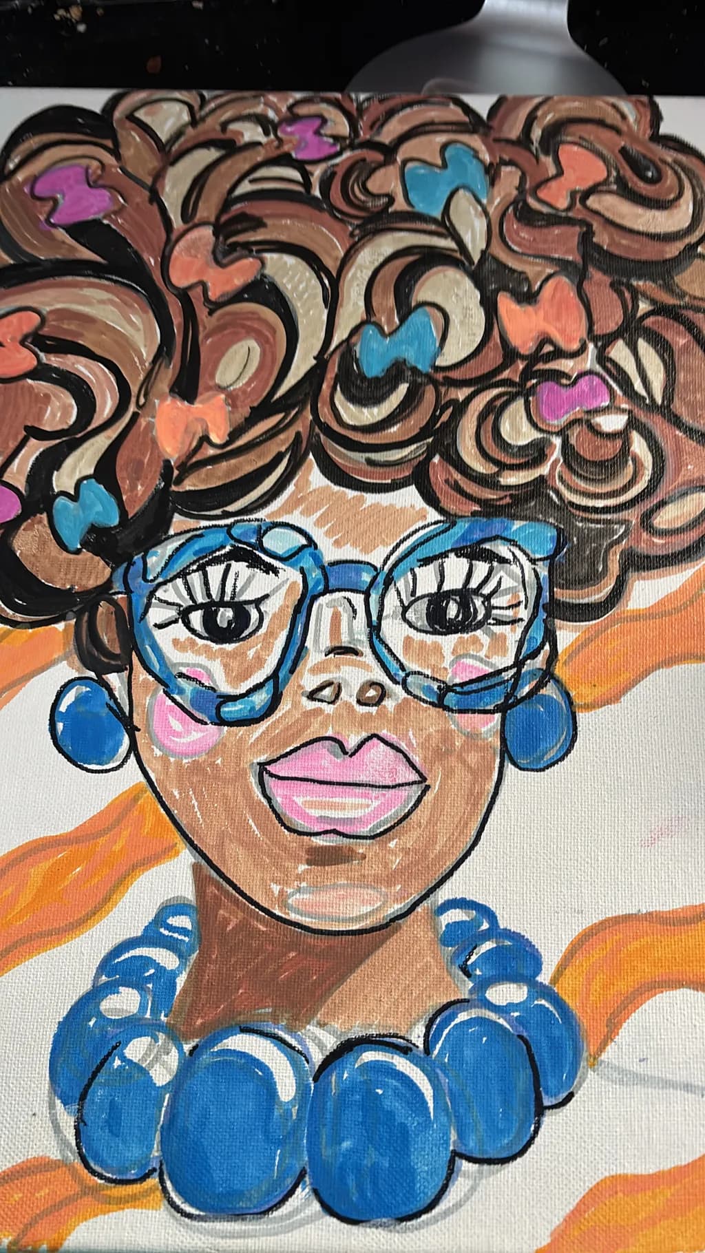 Colorful Curly Confidence