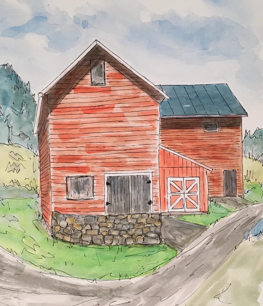 Rustic Barn Serenity