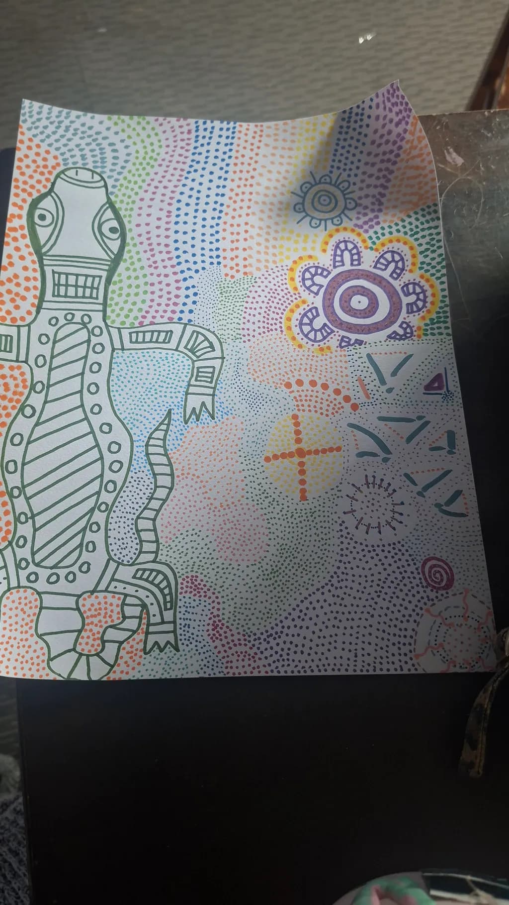 Abstract Creature Mosaic