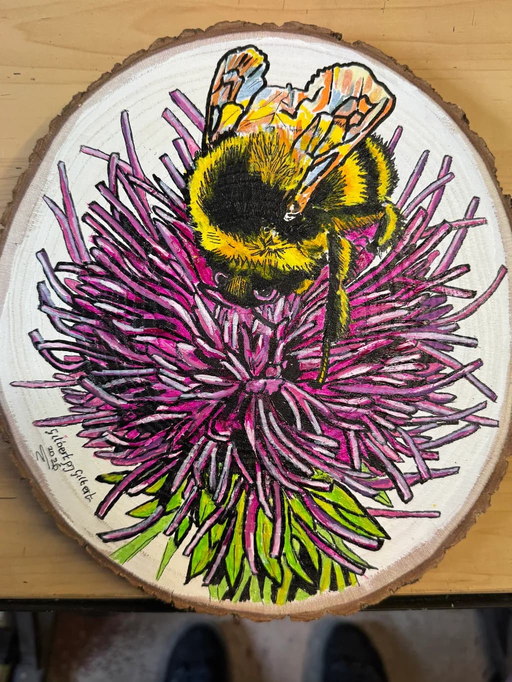 Bee on Flower