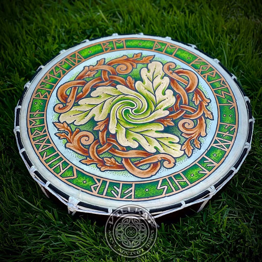 Ancestral Oak Triskele Drum