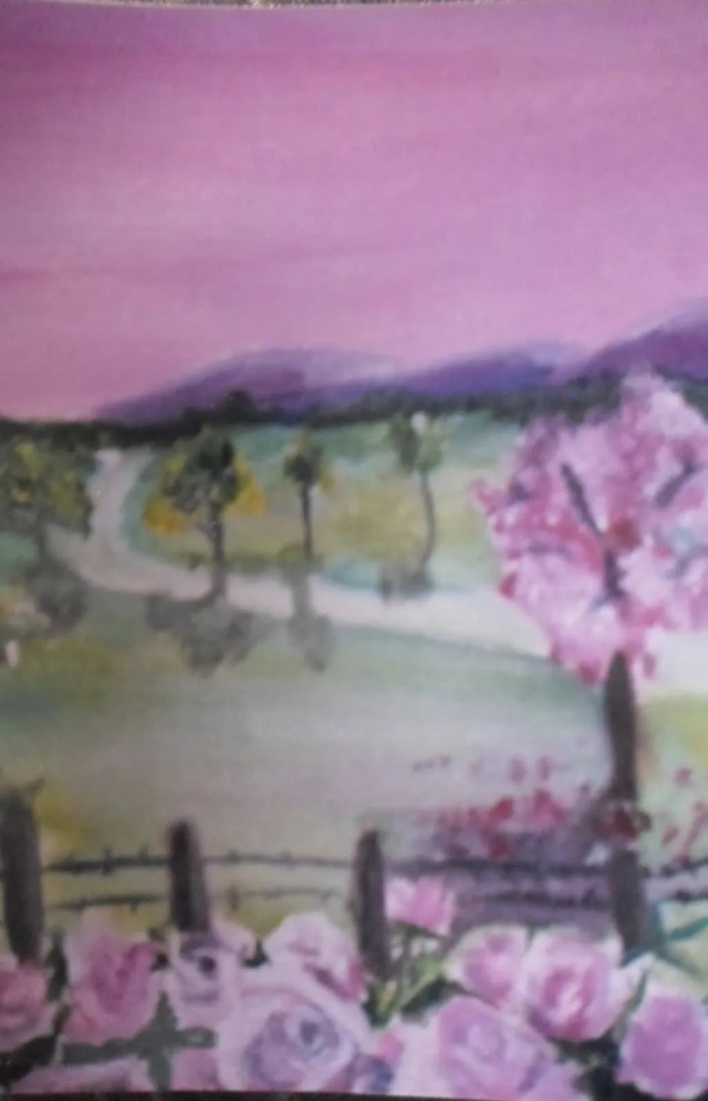 Pastel Garden Path