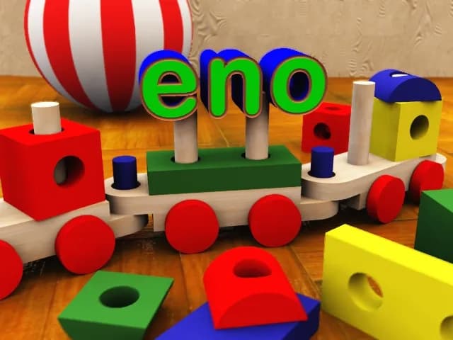 Colorful Toy Train