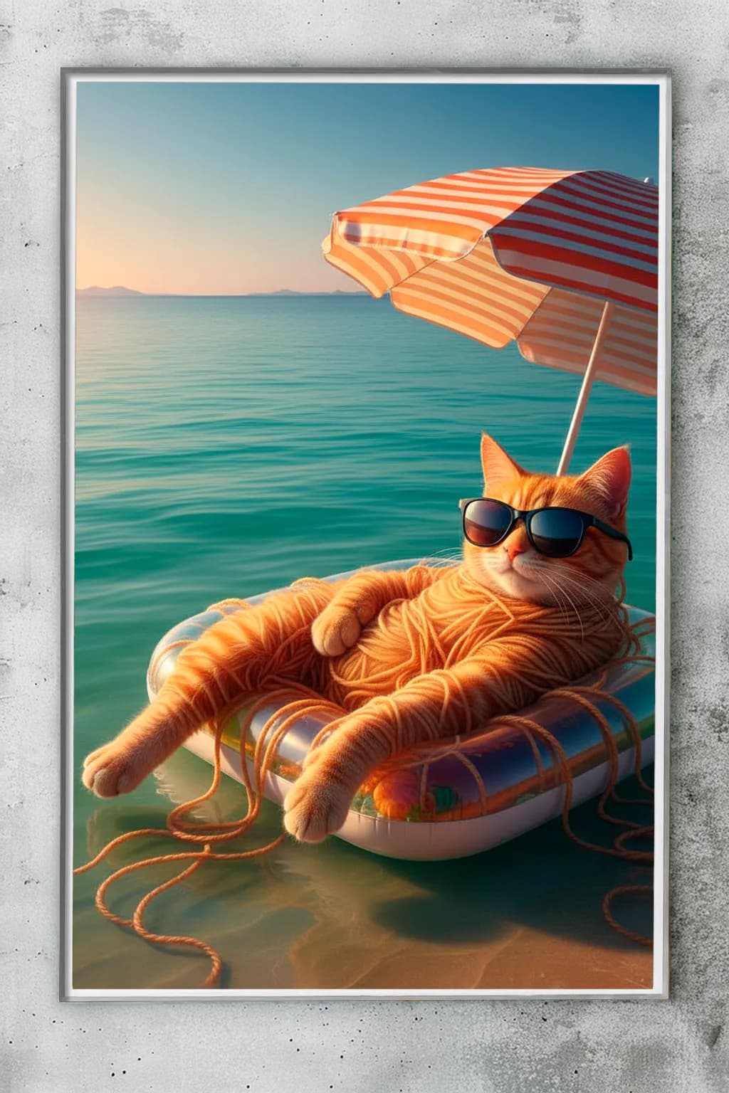 Summer Cat Relaxation