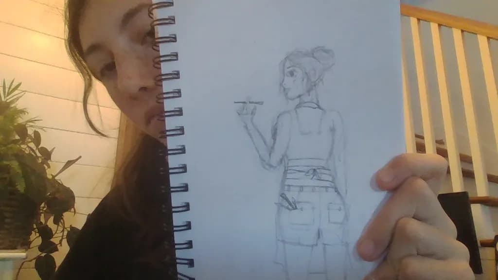 Pensive Artist