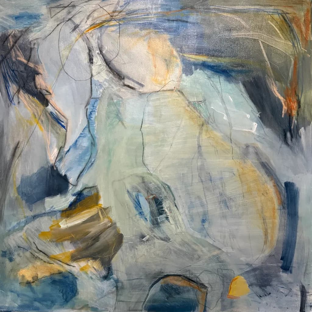 Blue and Ochre Harmony
