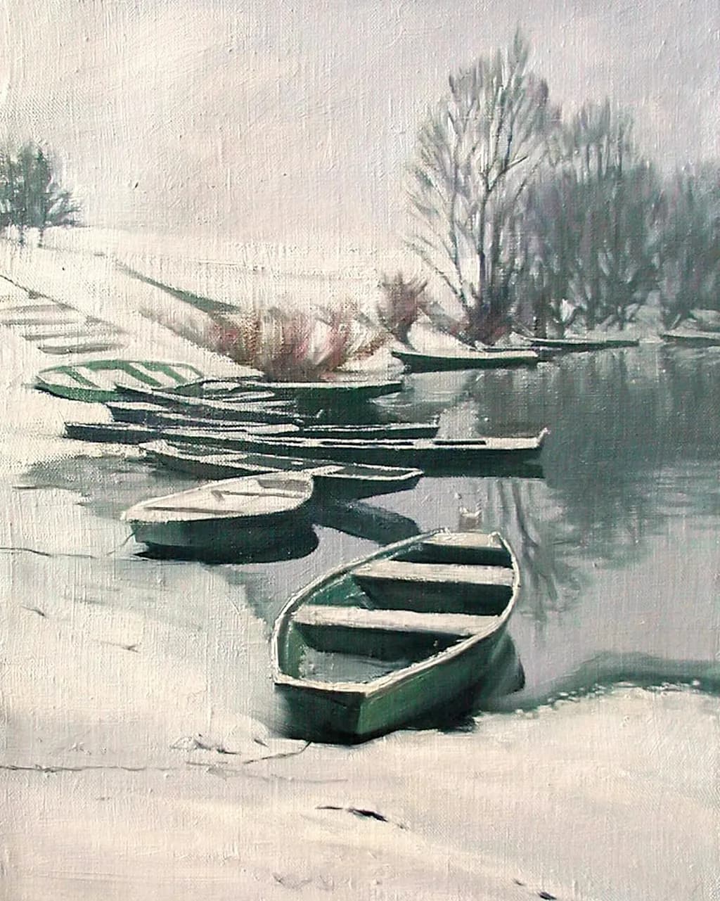 Tranquil Winter Boats