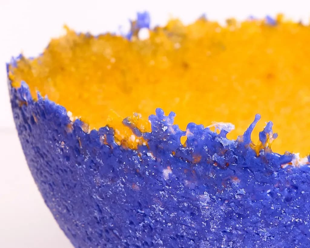Blue and Gold Vessel