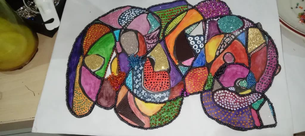 Colorful Mosaic Shapes