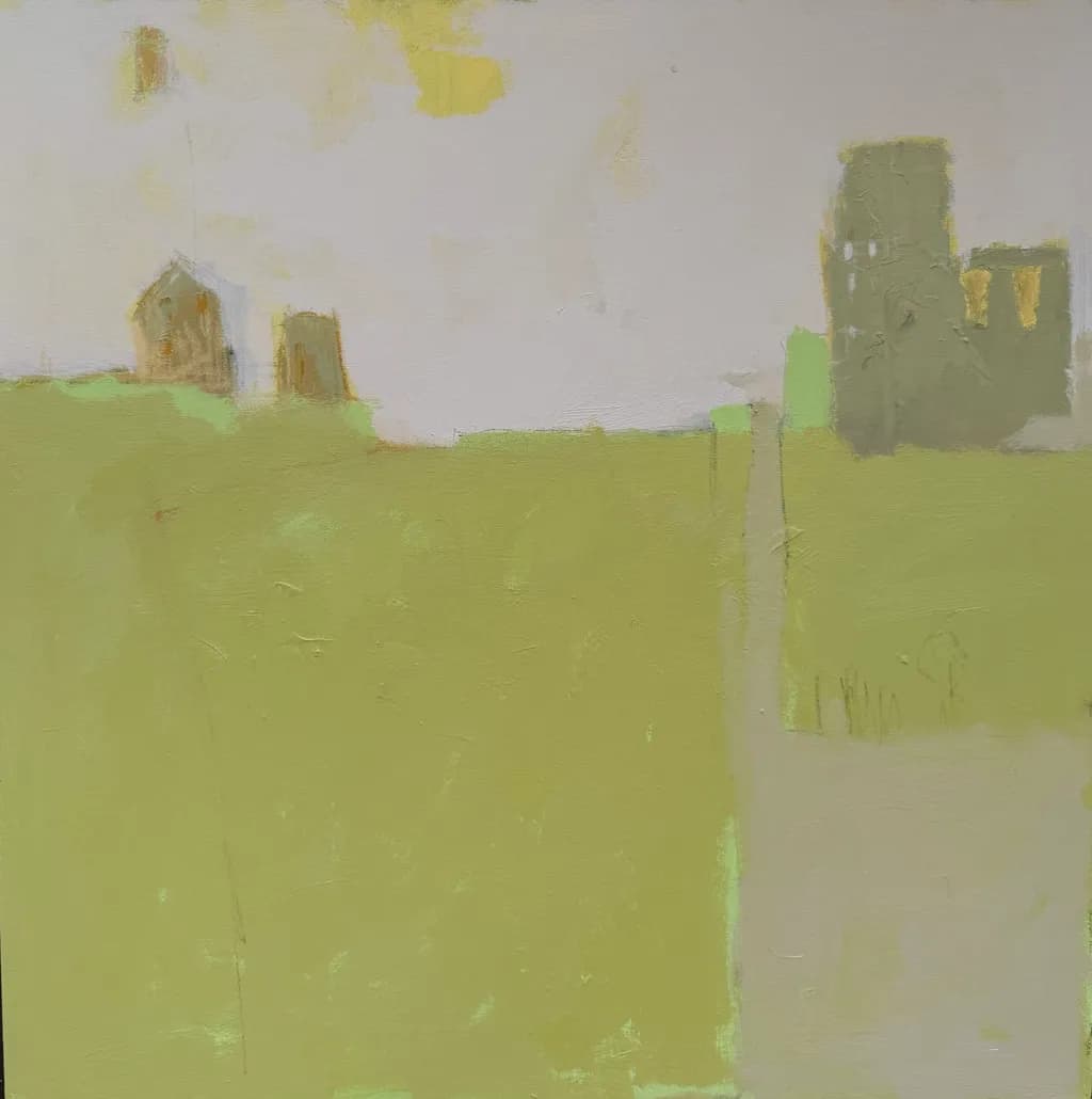 Minimalist Green Landscape
