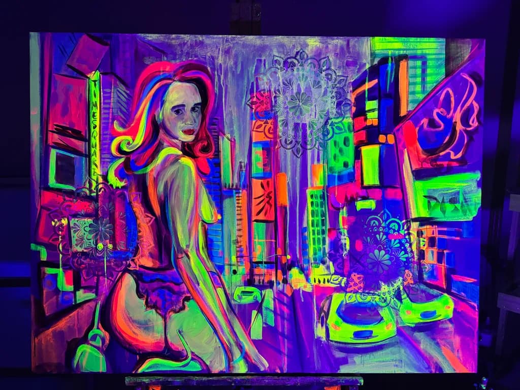 Neon City Muse