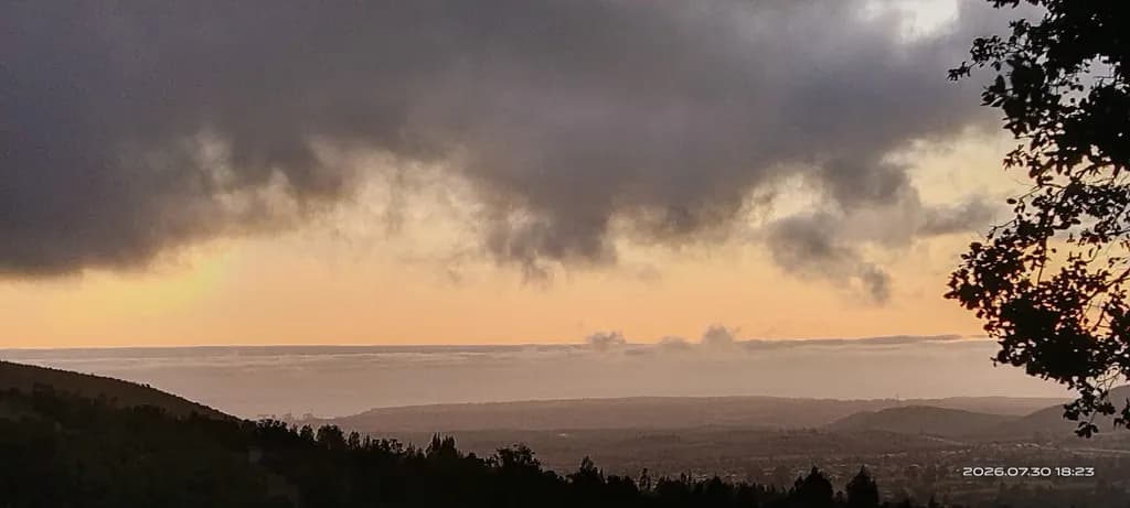 Dusk Over Hills