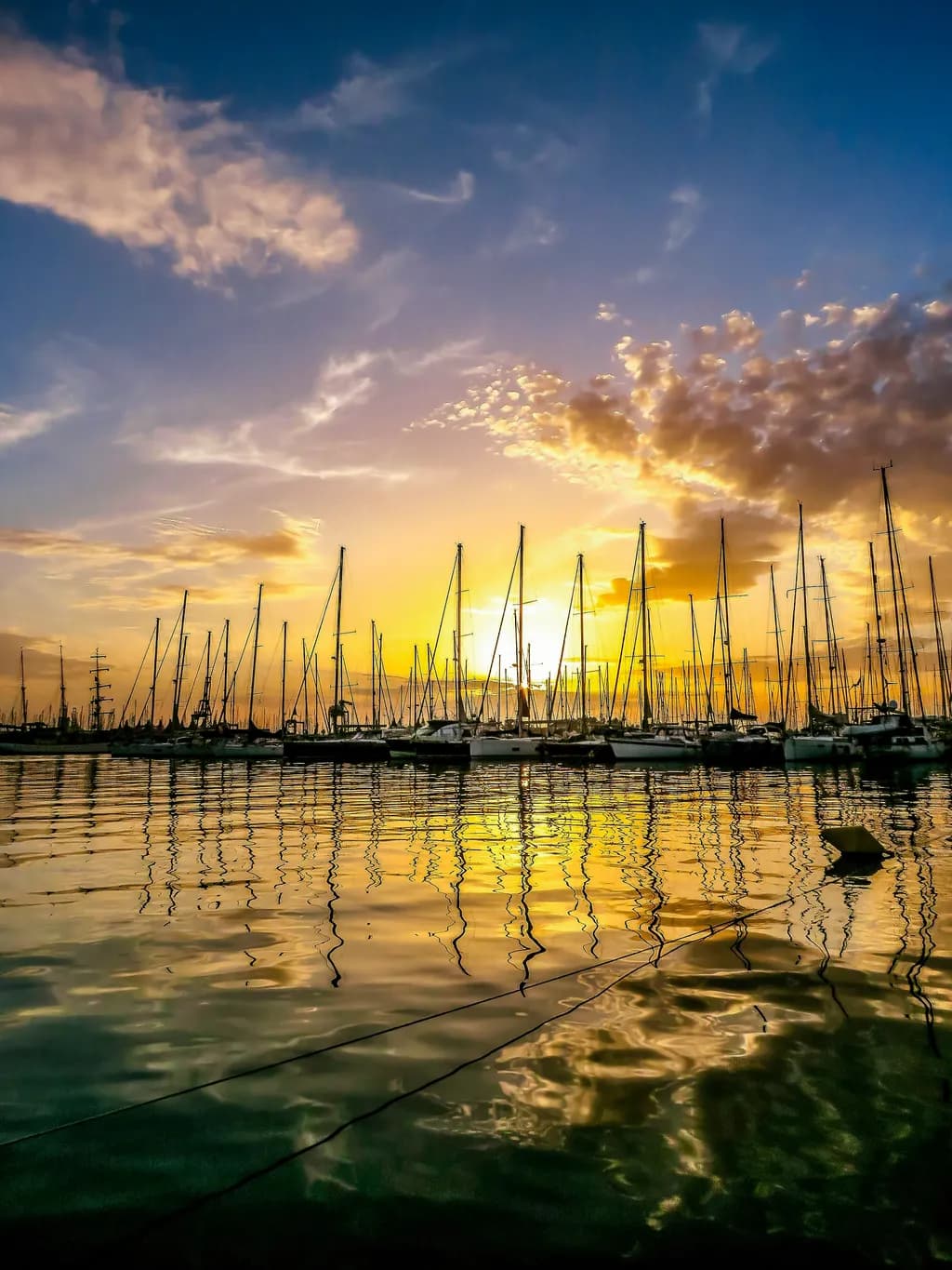 Harbor Twilight Reflection