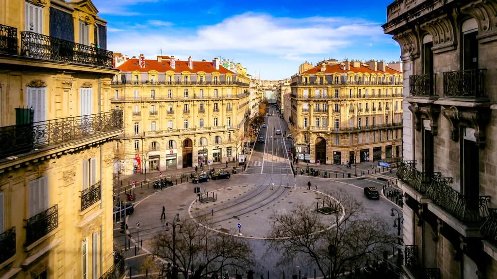Parisian Boulevard View