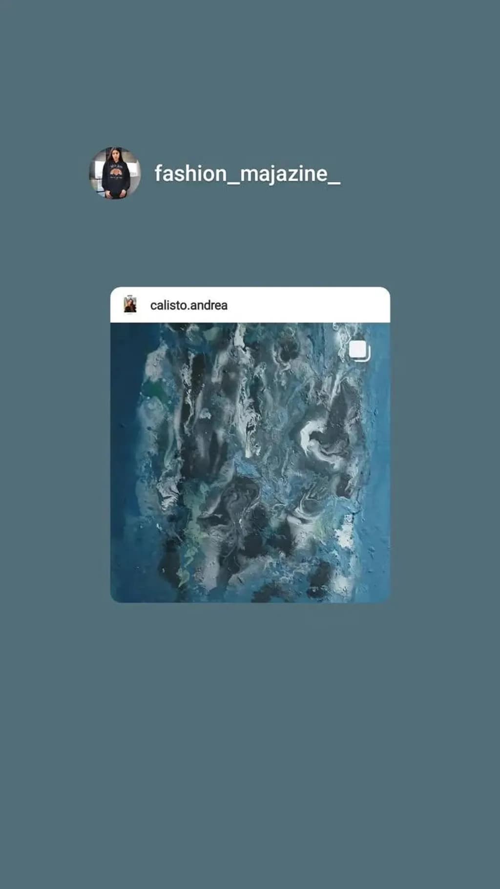 Fluid Blue Abstract