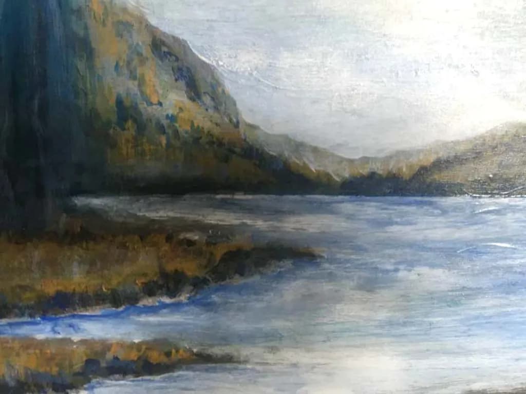 Mountain Lake Reflection