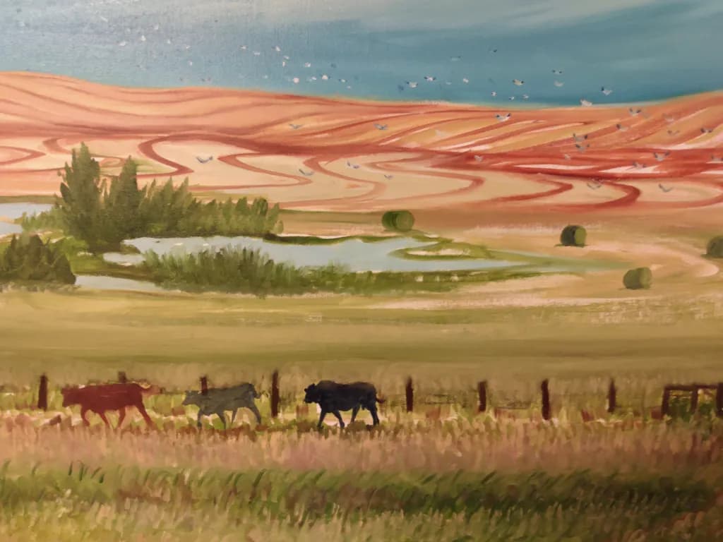 Cattle in the Hills