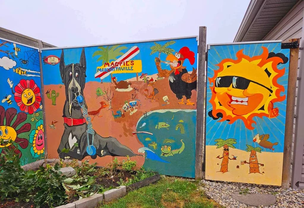 Maggie’s Backyard Mural Pt. 2