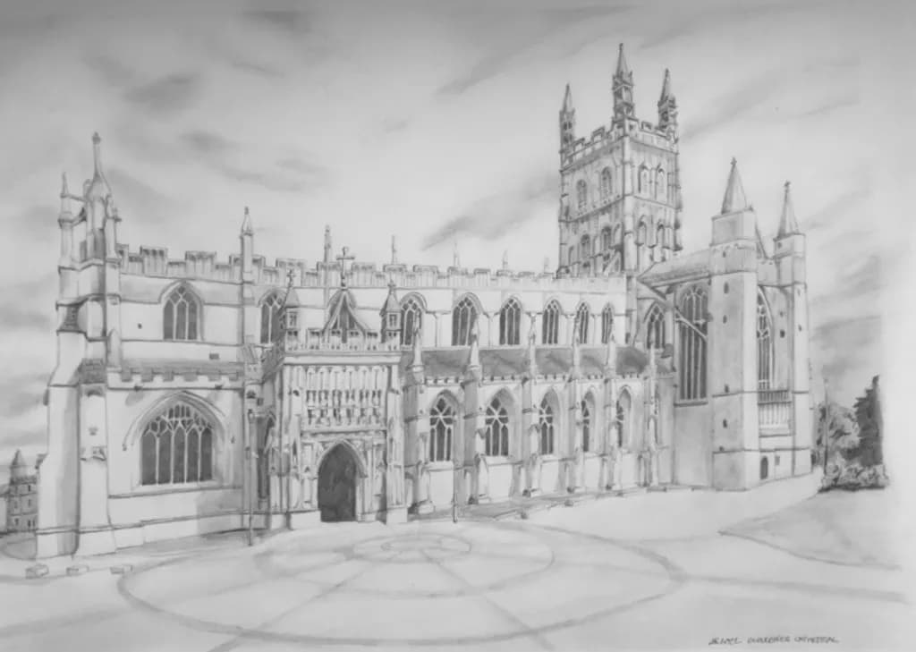 Gloucester Cathedral Sketch