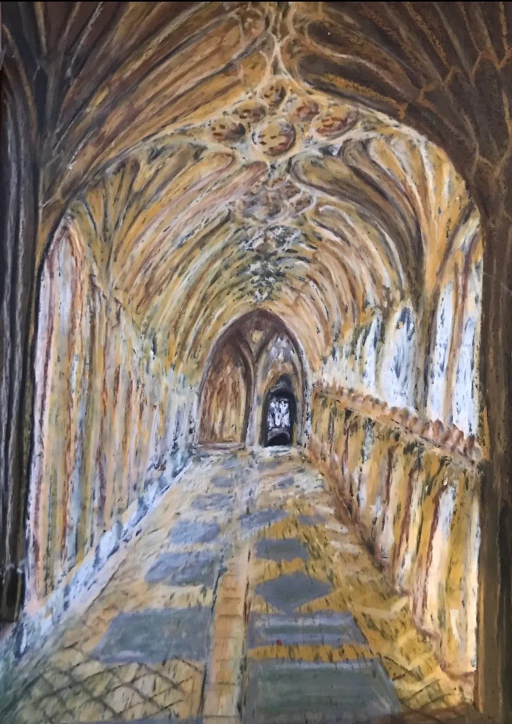 Gothic Cloister Path
