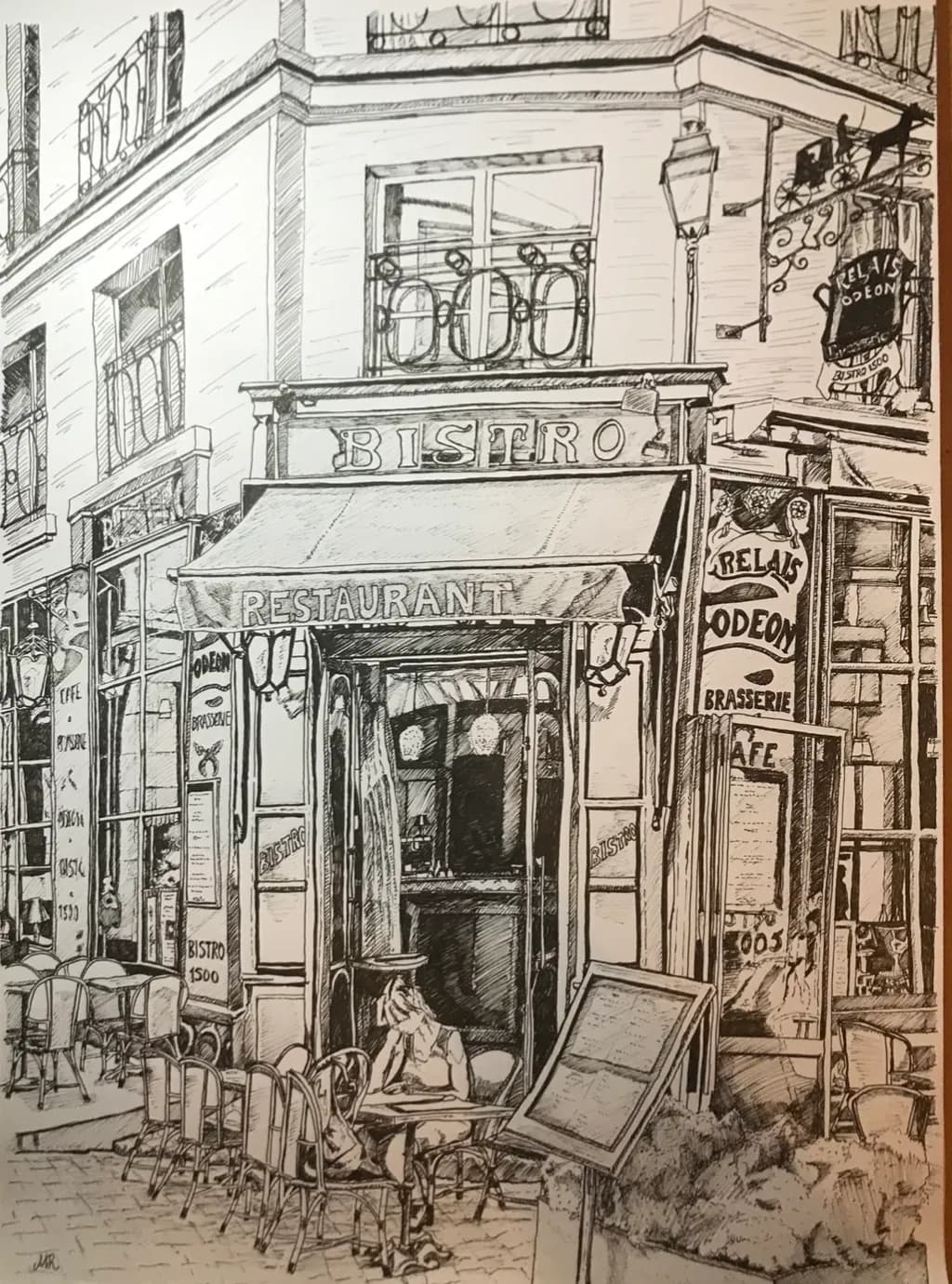 Street Bistro Scene