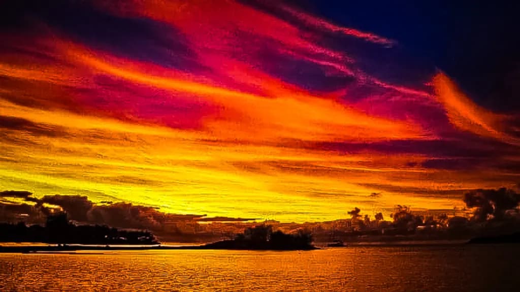Sunset Sea