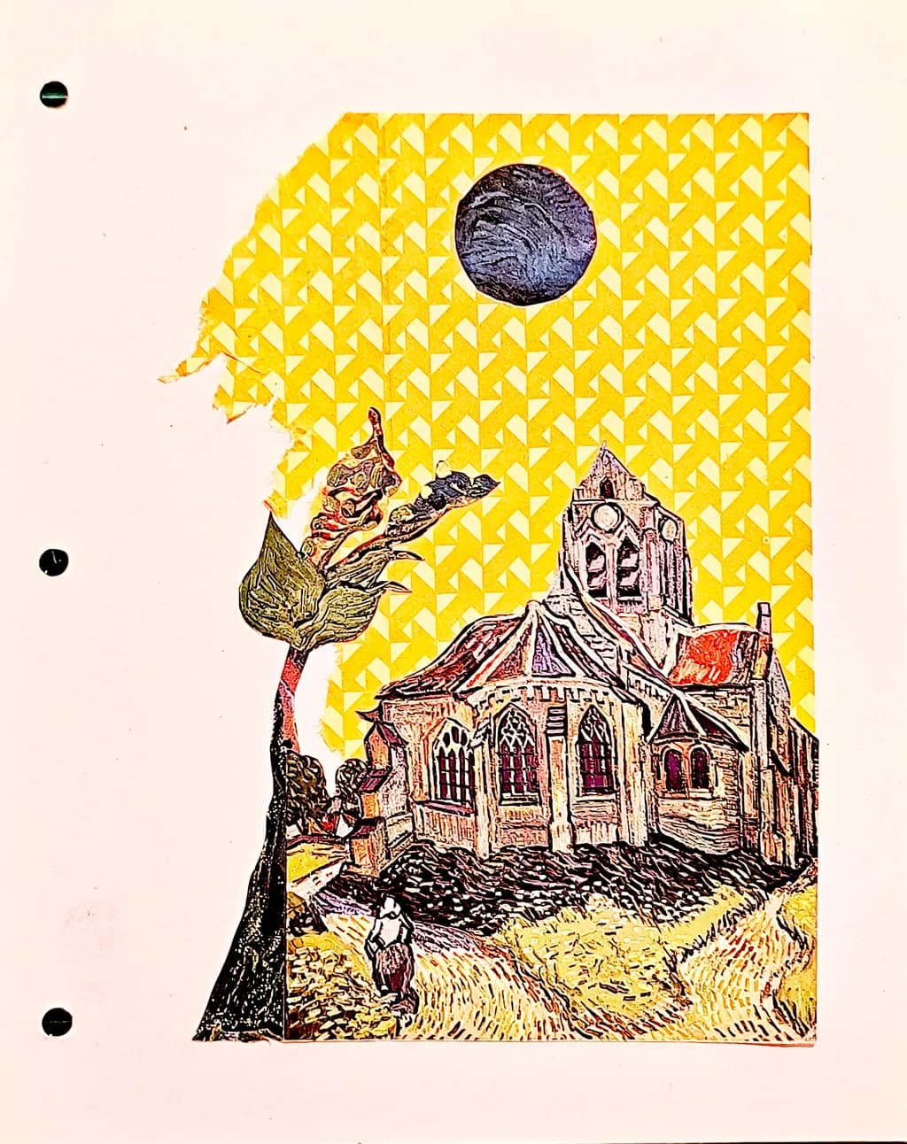 Vintage Church Landscape