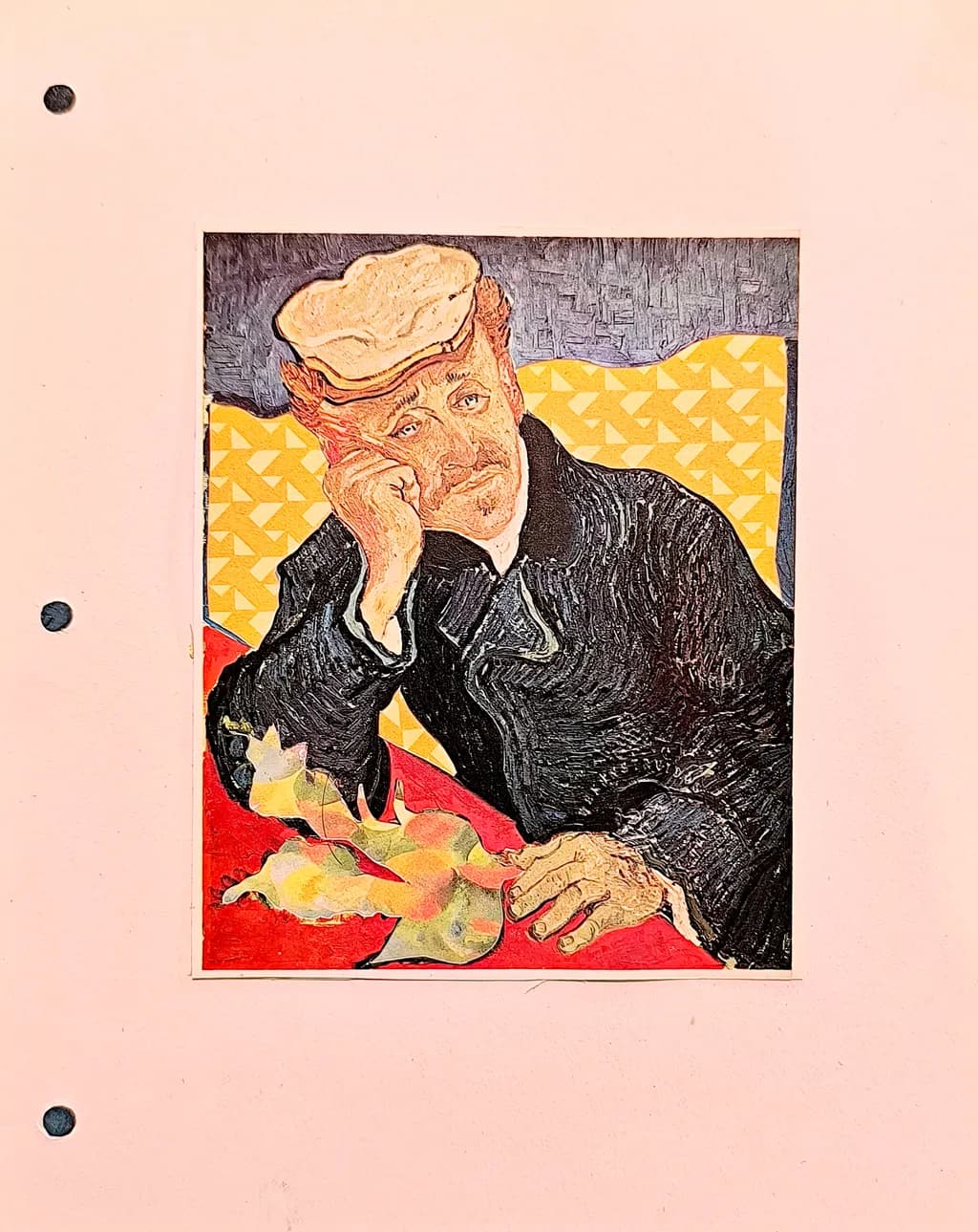 Man with Leaf