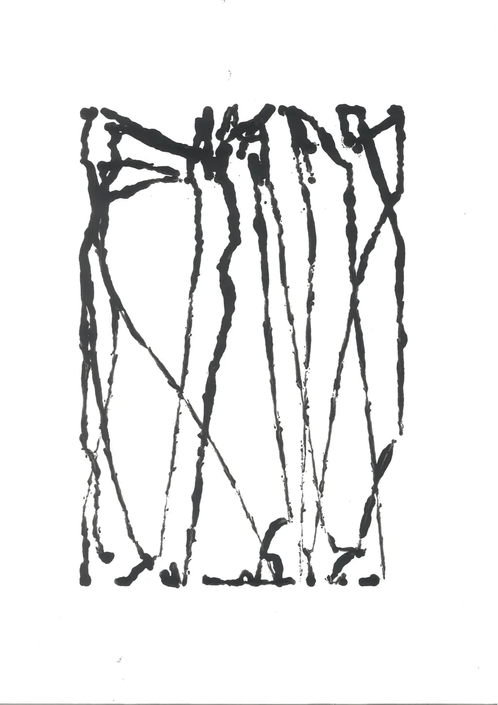 Fluid Monochrome Lines