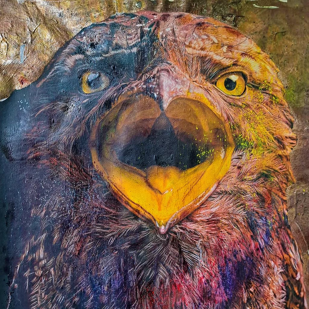Chromatic Eagle Portrait