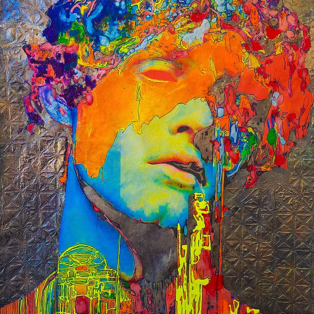 Chromatic Fractured Portrait