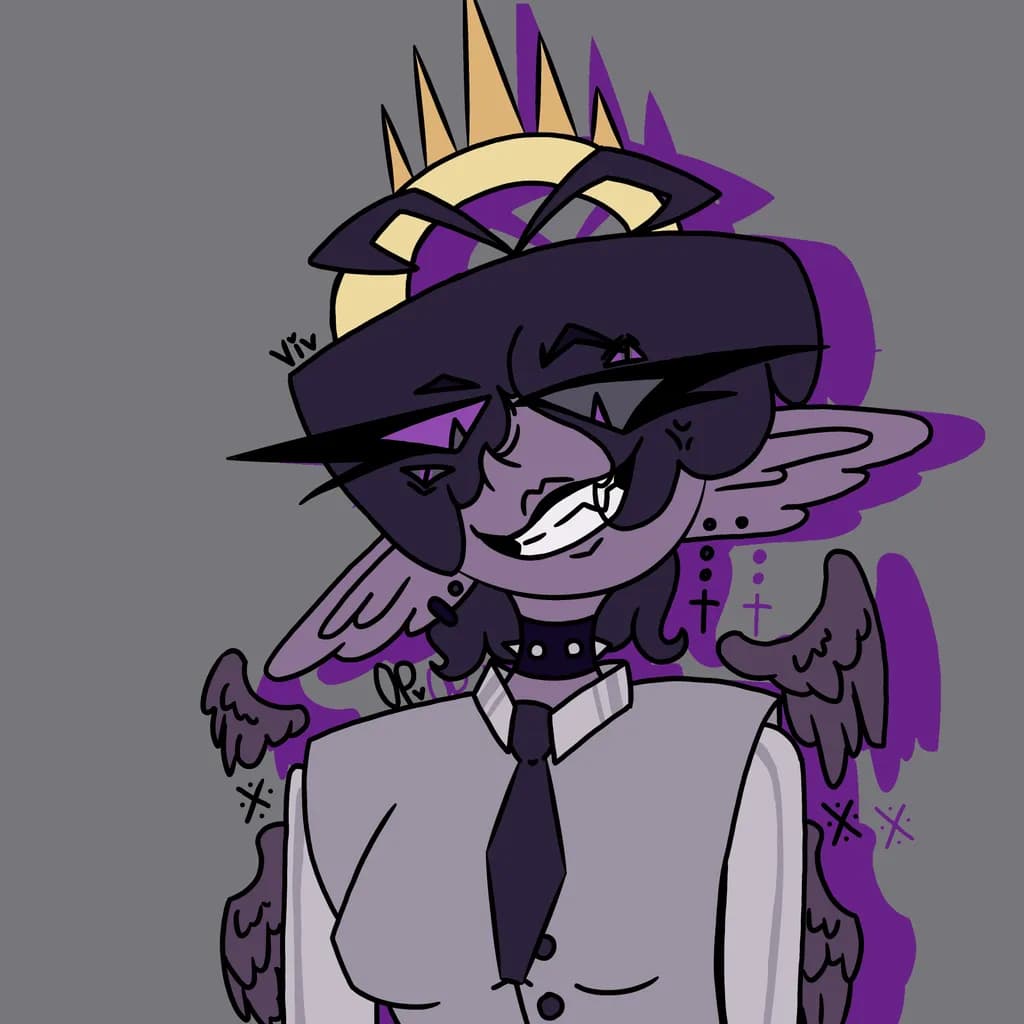 Grunge Crowned Angel