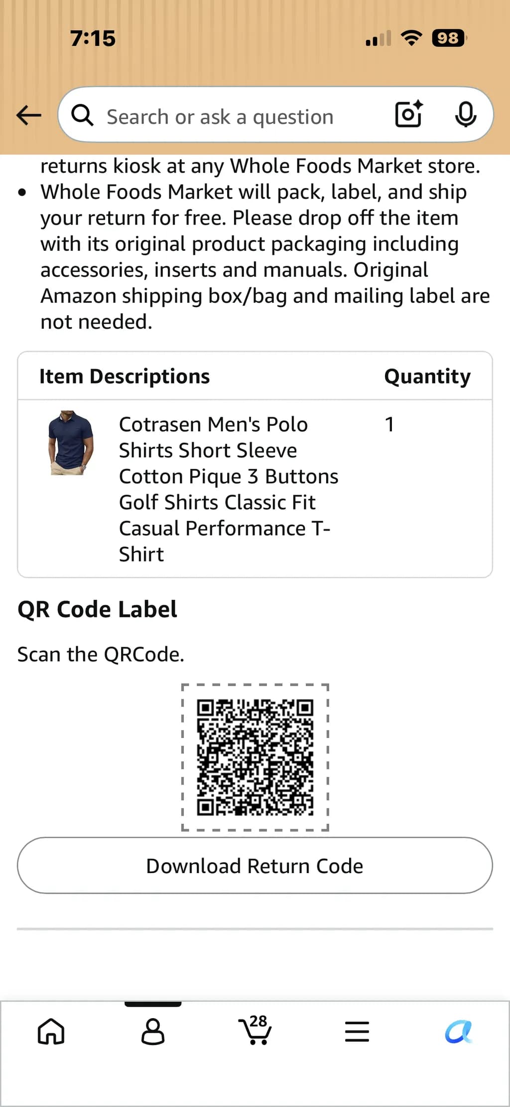 Cotrasen Men's Polo Shirt