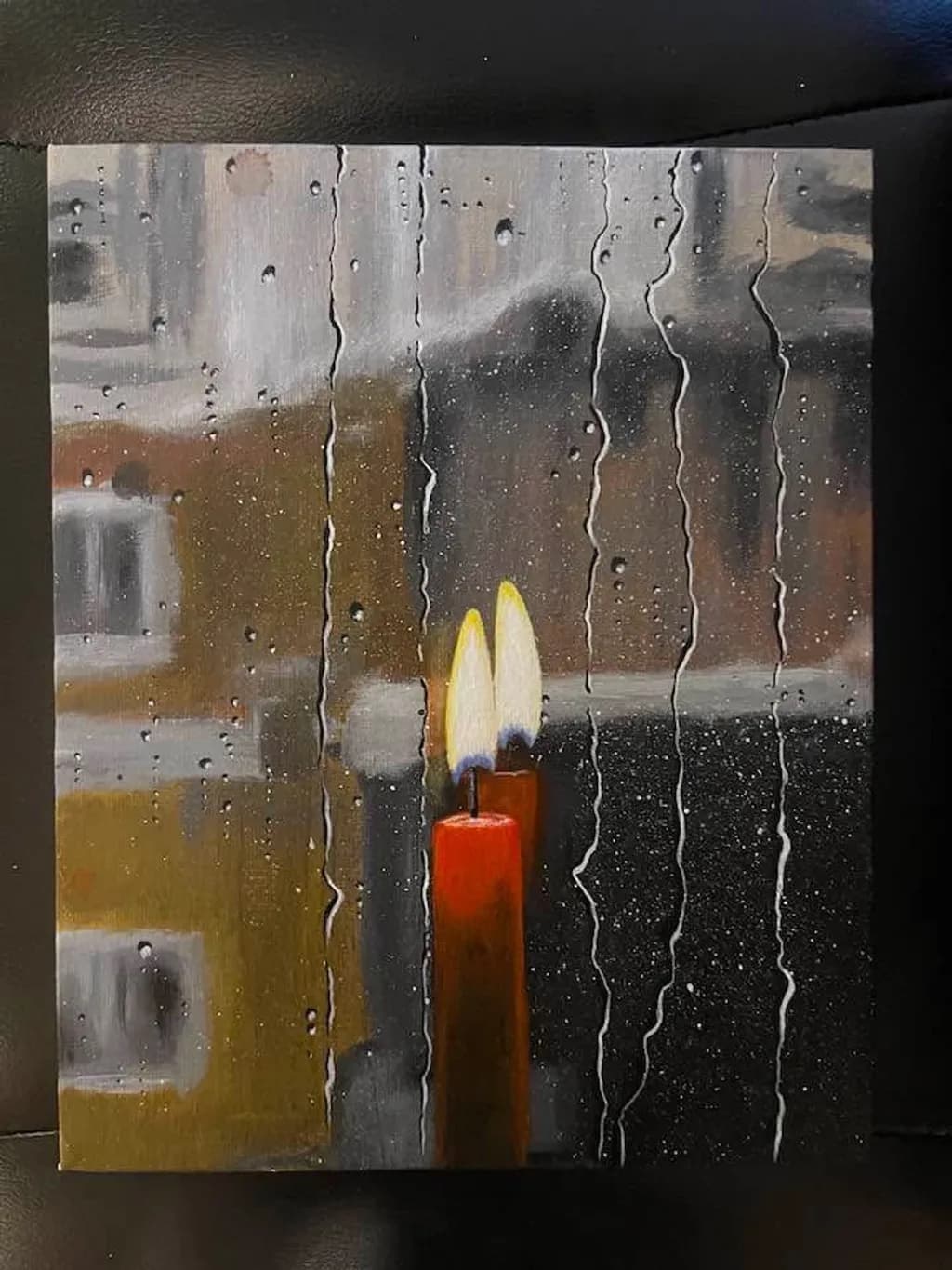 Twin Flames in Rain