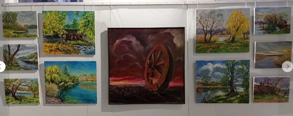 Wheel at Dusk
