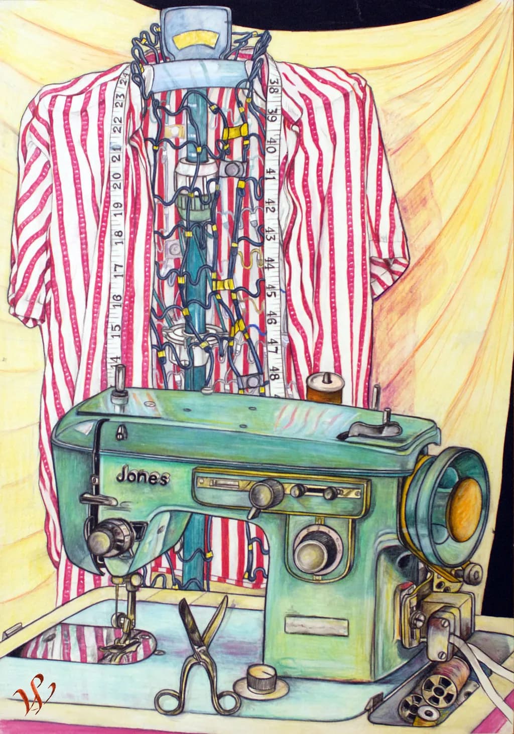 Sewing Machine and Mannequin